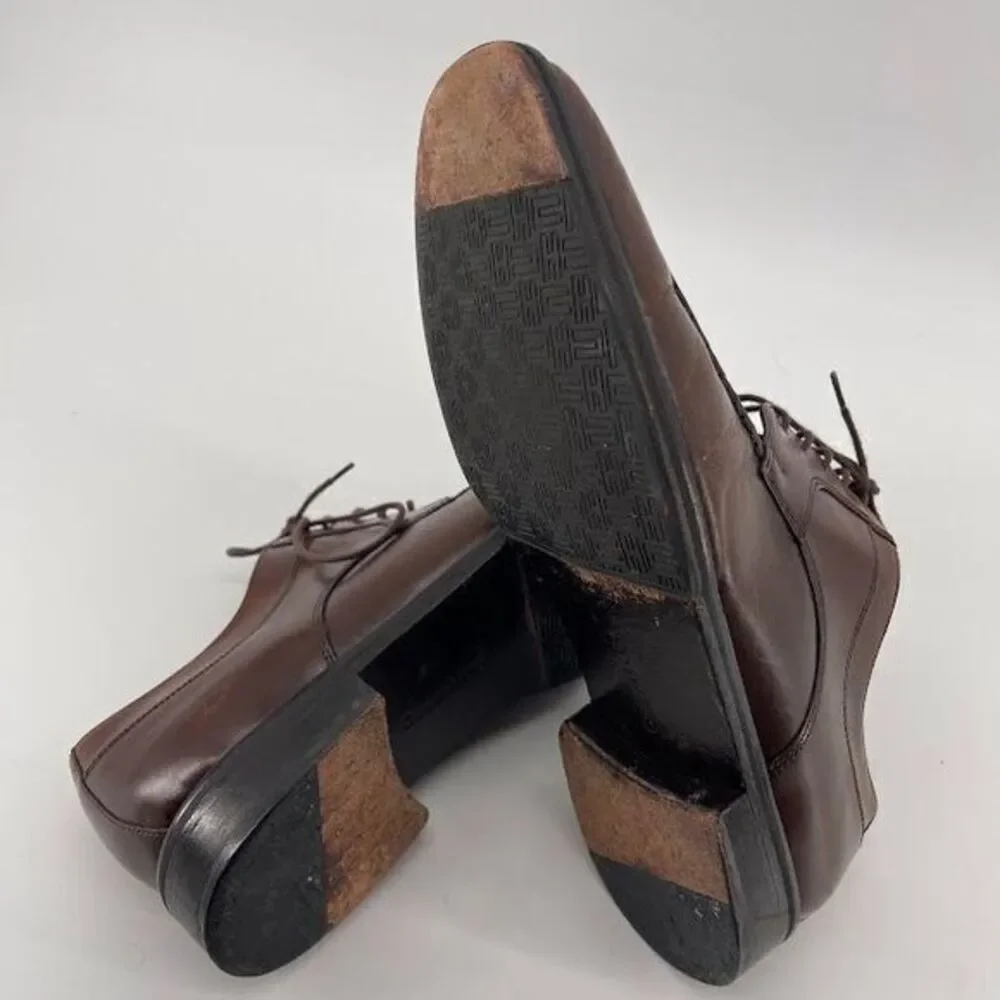 Cole‎ Haan Men's Brown Apron Split Toe Dress Shoes Size 9